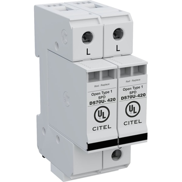 Citel Surge Protection Device, 1 Phase, 240/480V, 2 Wires DS72US-240T/NN - main